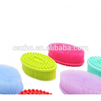 Baby body massage tool , silicone infants bath scrubber